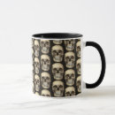 Search for human bones mugs Skull