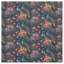Search for peacock fabric Flowers