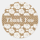 Search for burlap and lace stickers Rustic