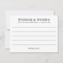 Search for advice horizontal note cards Black and white