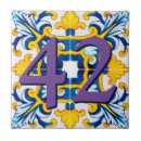 Search for house number tiles Floral
