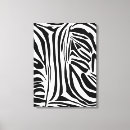 Search for zebra canvas prints Black