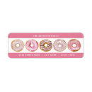 Search for donut return address labels Doughnut