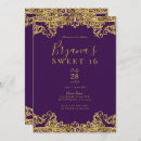 Search for royal purple invitations Glam