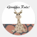 Search for giraffe cartoon stickers Giraffes