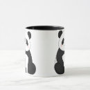 Search for black white panda mugs Bear