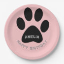 Search for paw print paper plates Birthday