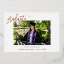 Search for rose gold graduation announcement cards Foil
