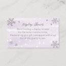 Search for purple winter wonderland invitations Lavender