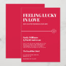 Search for clover wedding invitations Simple