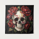 Search for creepy tapestries Skull
