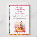 Search for baby bee invitations Pink