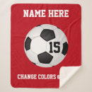 Search for soccer blankets Number