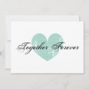 Search for turquoise engagement party invitations Heart