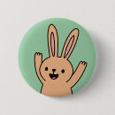 Search for cartoon rabbit badges Cute
