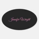 Search for unique oval stickers For her