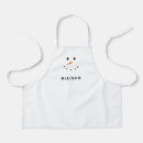 Search for kids snowman aprons Winter