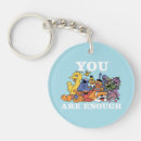 Search for bird characters key rings Cookie monster