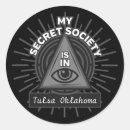 Search for conspiracy theory stickers Illuminati