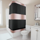 Search for modern rose gold shower curtains Feminine