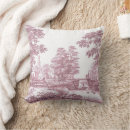 Search for red toile cushions French