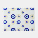 Search for evil eye doormats Blue