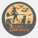Search for vintage halloween black cat stickers Ghost