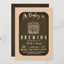 Search for coffee baby shower invitations Whimsical