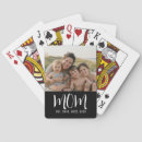 Search for mothers day playing cards Typography