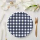 Search for blue gingham plates Plaid