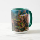 Search for coral reefs mugs Fish