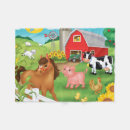 Search for cow and chicken blankets Animals