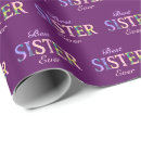 Search for sister wrapping paper Best sister ever