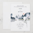 Search for waterfall wedding invitations Watercolor