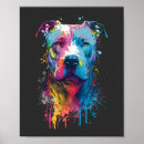 Search for pitbull art Colorful