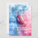 Search for football gender reveal invitations Pink