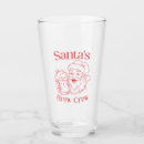 Search for christmas beer glasses Santa