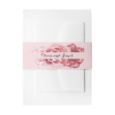 Search for invitation belly bands Red