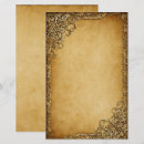 Search for aged parchment stationery paper Old