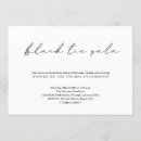 Search for black tie gala invitations Fundraiser