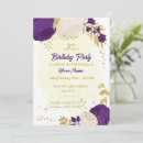Search for plum birthday invitations Royal purple