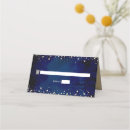 Search for navy and gold place cards Star of david