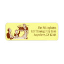 Search for thanksgiving turkey return address labels Vintage