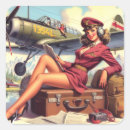Search for vintage aeroplane stickers Flight