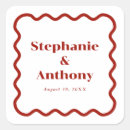 Search for scallop wedding stickers Retro