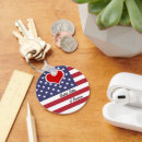 Search for love usa key rings Flag