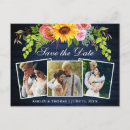 Search for sunflower save the date postcards Watercolor sunflower floral