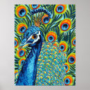 Search for peacock feather painting posters Bird