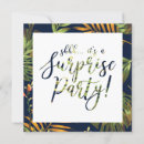 Search for surprise anniversary party invitations Tropical
