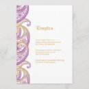Search for paisley invitations Purple